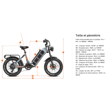 Eahora Juliette Vélos électrique 48 volts 250 watts a 4400 watts 60 ah