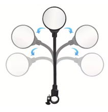 Rétroviseur de guidon de vélo, rotatif et réglable, grand angle, antic