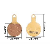 Plaquettes de frein Vélos  MJ07C avec troue en métal MT200 ZTTO vtt vé