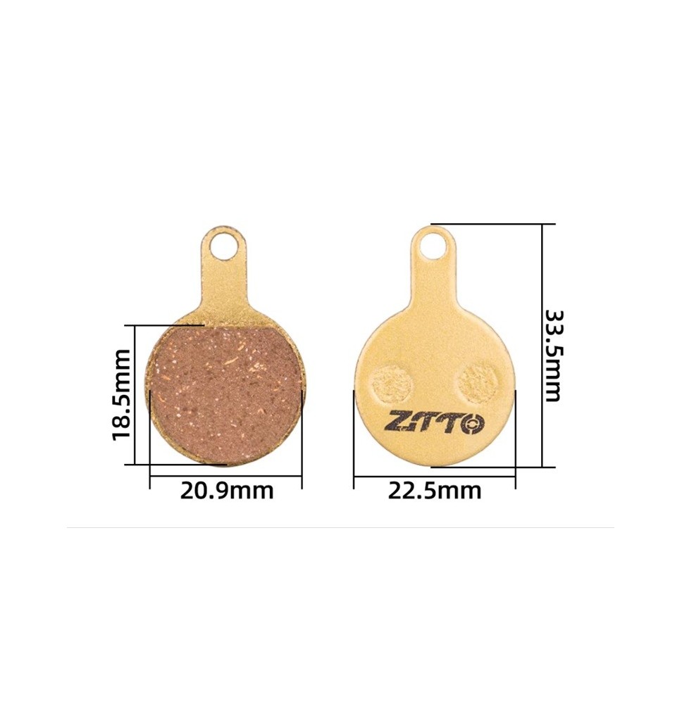 Plaquettes de frein Vélos  MJ07C avec troue en métal MT200 ZTTO vtt vé
