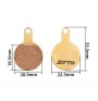 Plaquettes de frein Vélos  MJ07C avec troue en métal MT200 ZTTO vtt vé