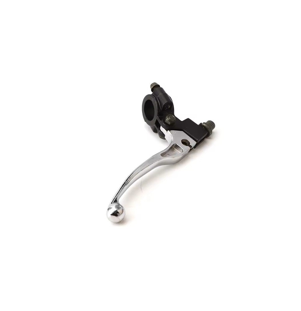 JFG RACING Levier De Démarrage à Chaud Universel Avec Pince Rotative – Aluminium 6061-T6 – Compatible Honda, Yamaha, Kawasaki, Suzuki (Noir)