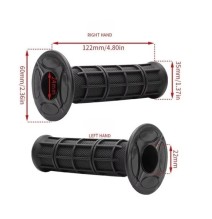 Moto Poignée Noir  22 mm  Moto guidon pour Protaper Yamaha kawasaki