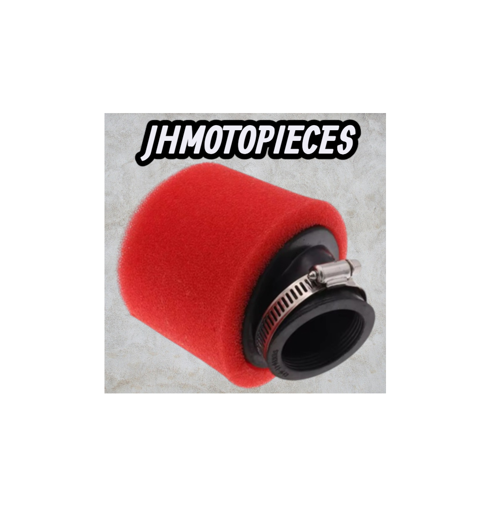 Filtre à air en mousse Coudé 48mm,dirt bike Apllo bastos ycf résistant