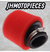 Filtre à air en mousse Coudé 42mm,dirt bike Apllo bastos ycf résistant