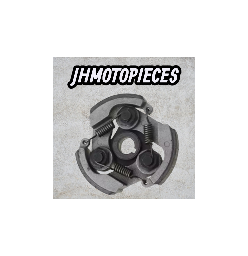 Embrayage Pocket bike Hiro Falcon Apollo 2 temps  3 ressorts pour Mini