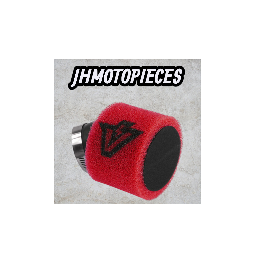 Filtre a air 48 mm volt performance Rouge dirt bike mecaboite scooter
