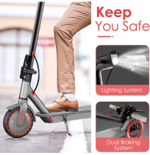 Trottinette électrique  D8 Pro  E Scooter 10.5Ah 36V Scooters électriques pliants 30 km autonomie