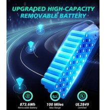 Vélo électrique M 20 de montagne urbain tout-terrain à gros pneus