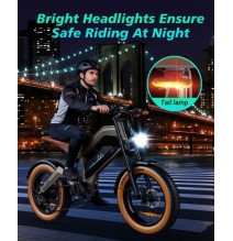 Vélo électrique M 20 de montagne urbain tout-terrain à gros pneus