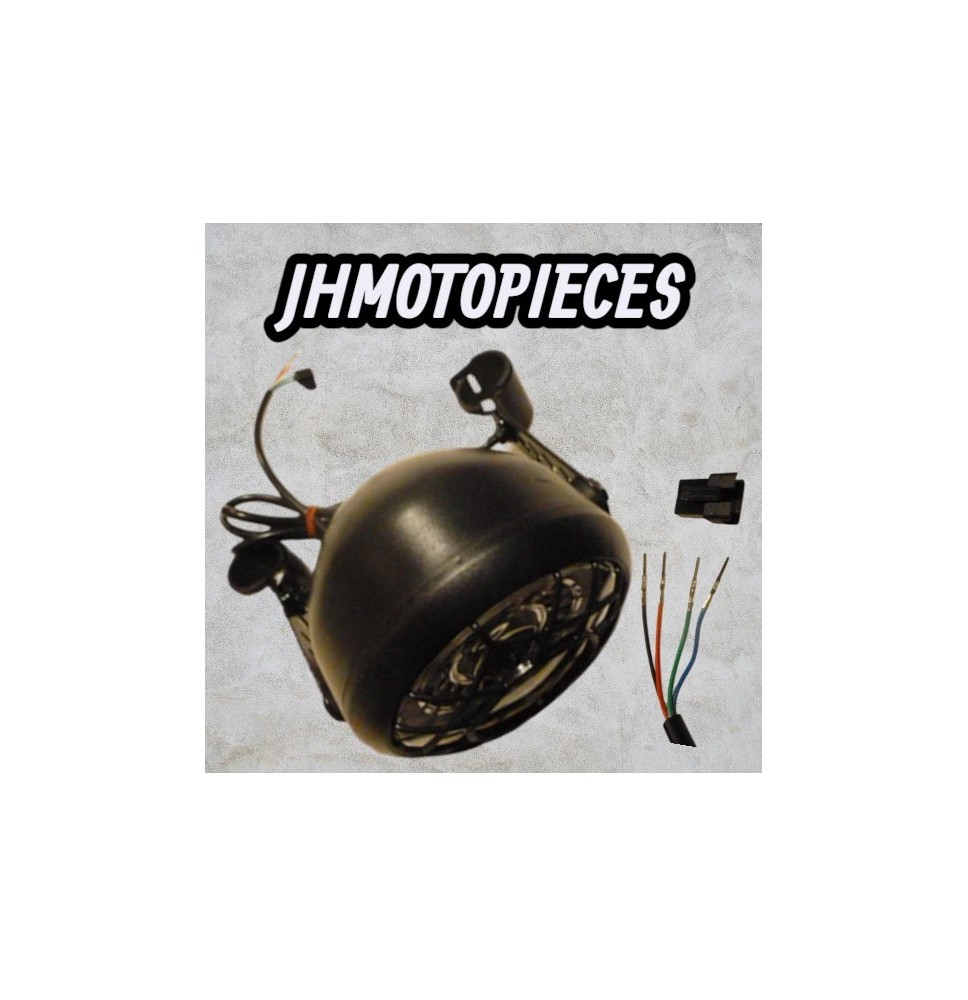 Phare avant led  + klaxon fat bike veilleuse Vélos éclectique tout modèle 48 volts 4 FILS