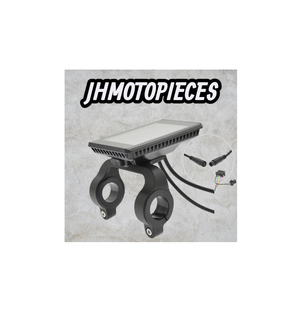 Ecran LCD Vélos électrique universel , avec grand écran de contrôle  24 v,36v,48v,60, par default 36v