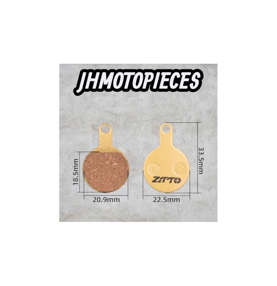 Plaquettes de frein Vélos  MJ07C avec troue en métal MT200 ZTTO vtt vé