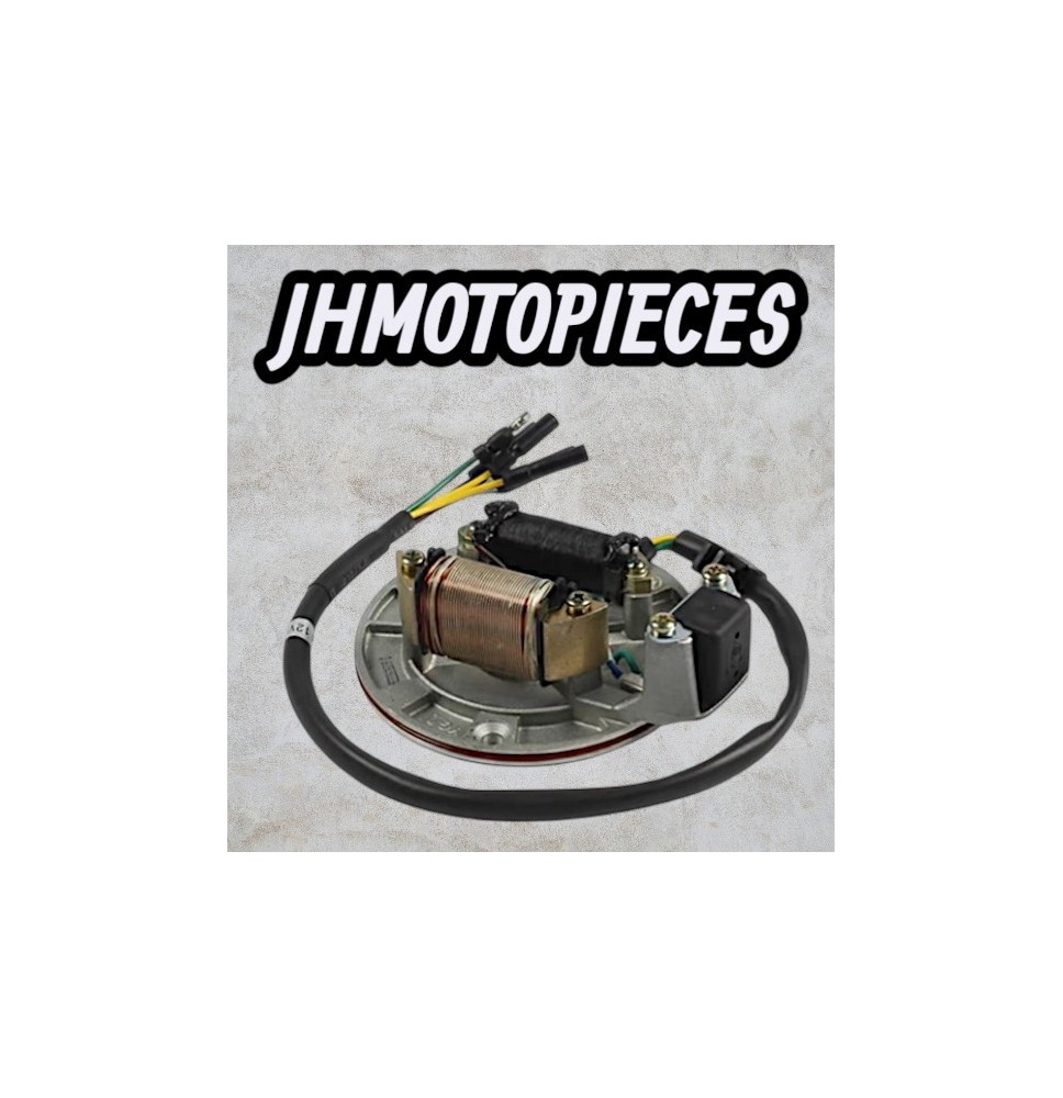 Plateau d'allumage avec eclairage dirt bike apollo probike gunshot ccr