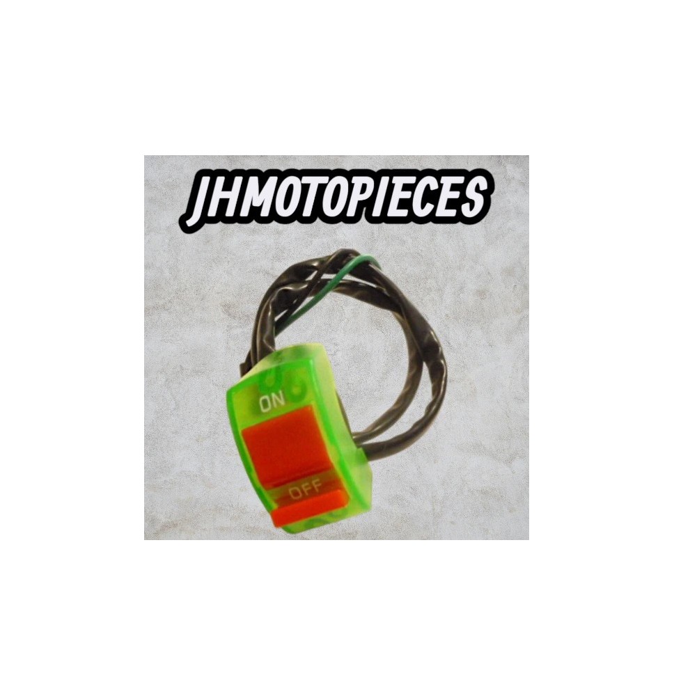 Coupe circuit on/off Vert Dirt bike apollo gunshot crf probike ycf et