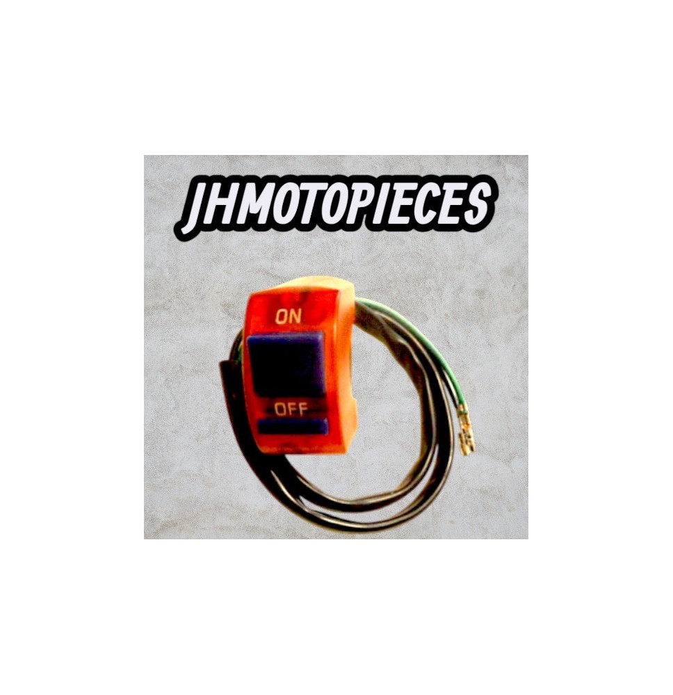 Coupe circuit on/off Rouge Dirt bike apollo gunshot crf probike ycf et