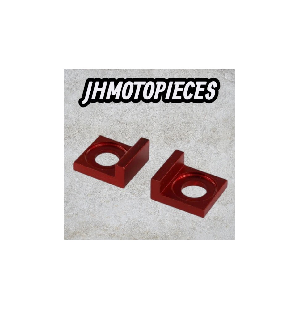 Tendeurs alu de chaine - ø15mm Rouge RFZ RXF ROOKIE Apollo