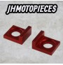 Tendeurs alu de chaine - ø15mm Rouge RFZ RXF ROOKIE Apollo