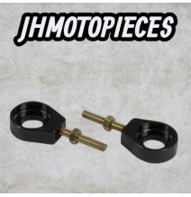 Tendeurs alu de chaine rond - ø15mm Noir Apollo