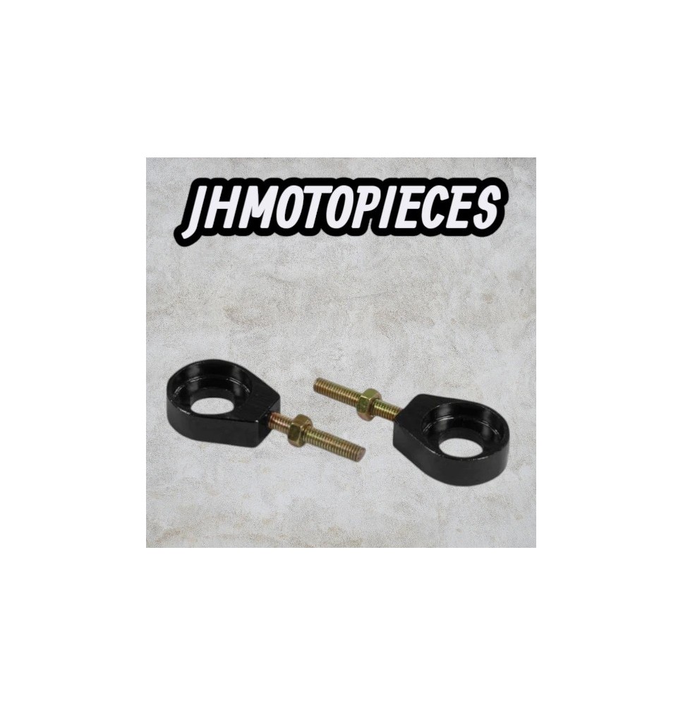 Tendeurs alu de chaine rond - ø15mm Noir Apollo