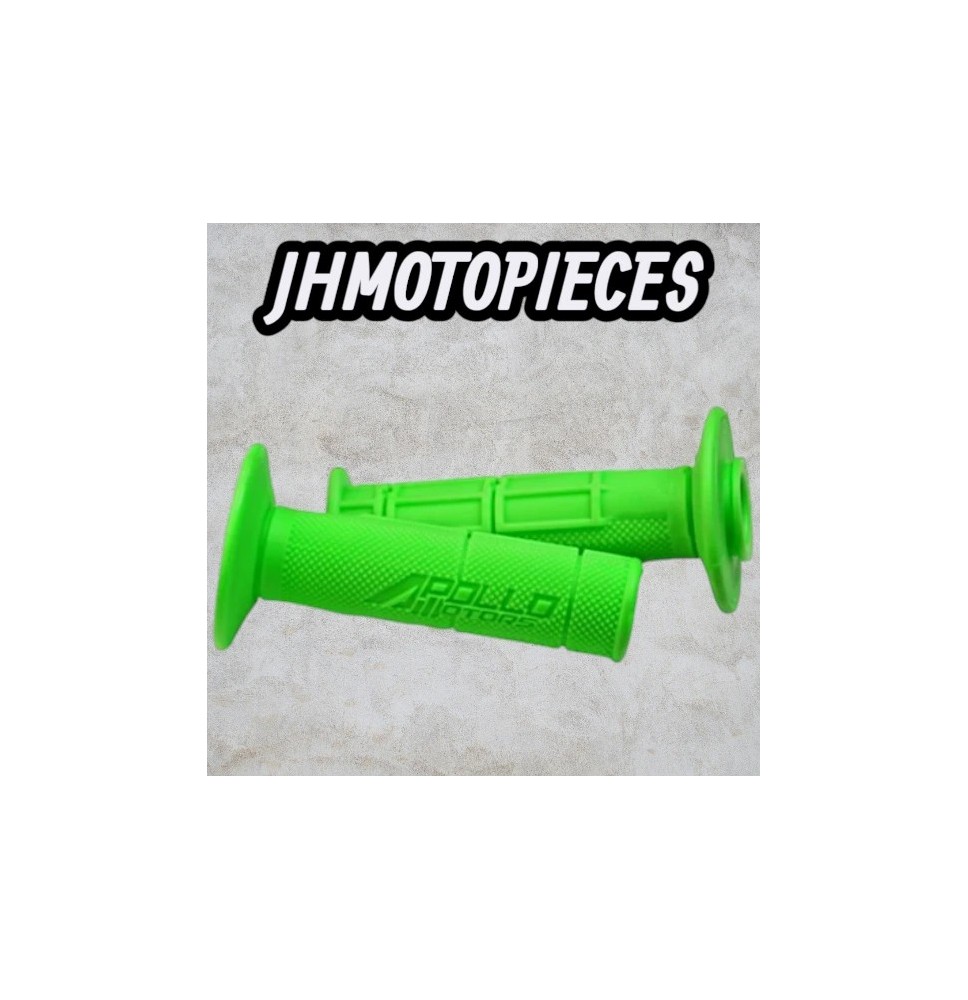 Poignees  cross vert pour appolo rfz Moto-Cross Dirt bike scooter endu