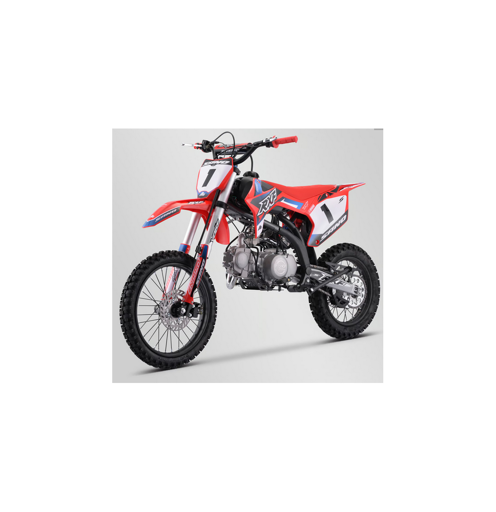 Dirt bike mini cross sano rxf enduro 125cc 2024 Rouge
