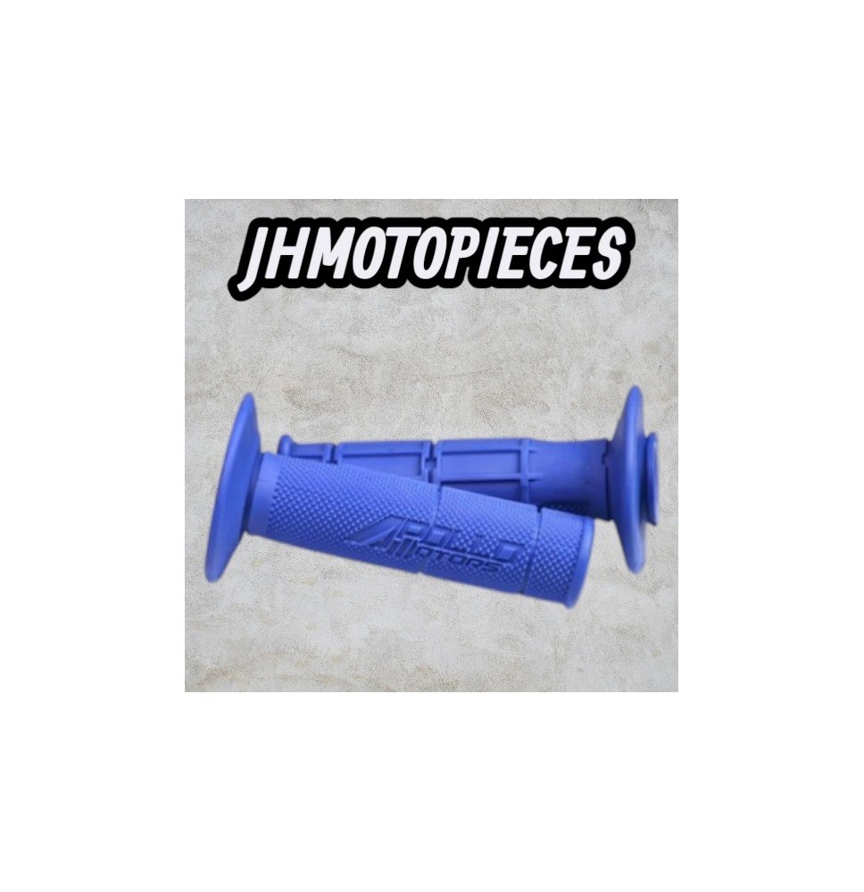 Poignee cross Bleu  pour appolo rfz Moto-Cross Dirt bike scooter endu