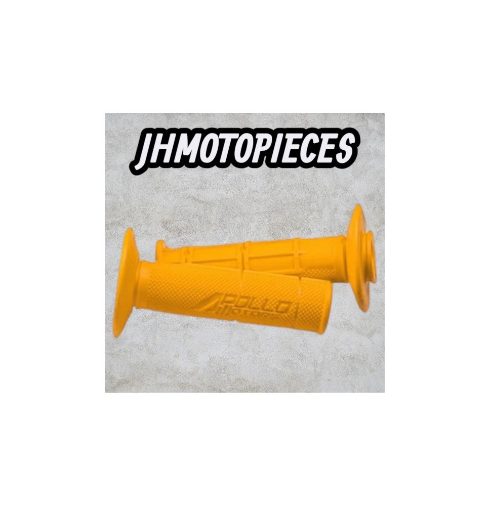 Poignees cross Orange pour appolo rfz Moto-Cross Dirt bike scooter end