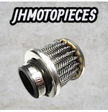 Filtre a air 35 mm inox RFZ  dirt bike mecaboite scooter quad karting