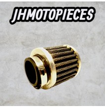 Filtre a air 38 mm inox RFZ  dirt bike mecaboite scooter quad karting