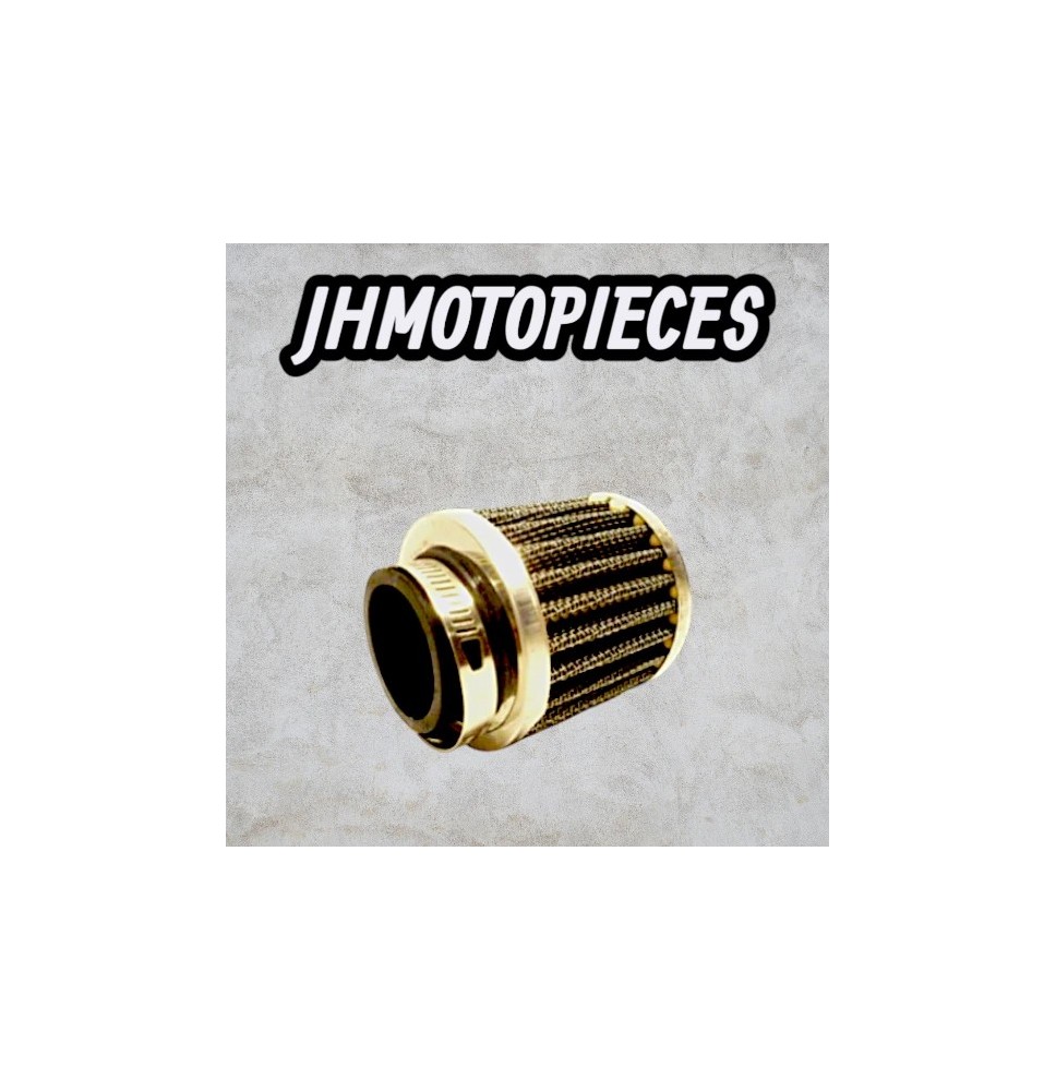 Filtre a air 38 mm inox RFZ  dirt bike mecaboite scooter quad karting