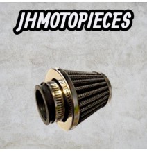Filtre a air 35 mm inox Conique  dirt bike mecaboite scooter quad kart