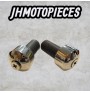 Ebout de guidon chrome Custom Moto cruiser Mecaboite 28 mm x 17 mm