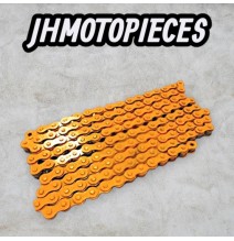 Chaine 420 renforcée 140 maillons dirt bike rxf rfz 50 a boite rieju t