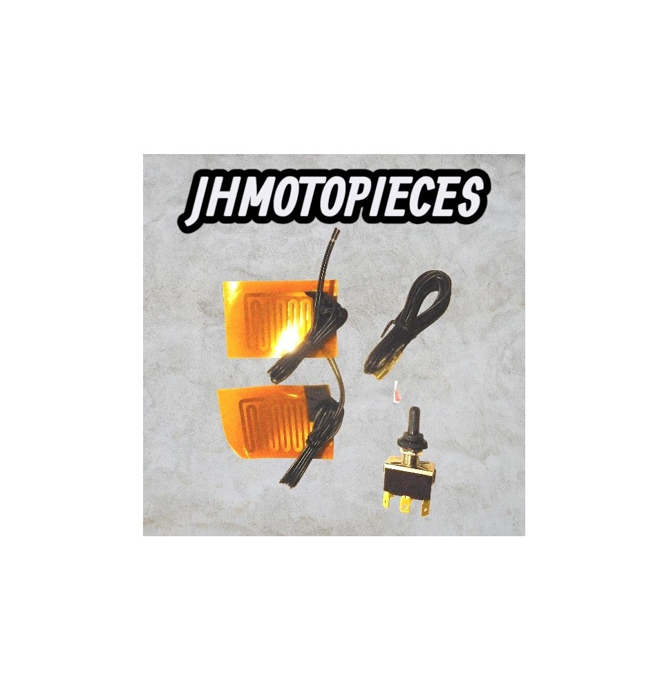 Poignée chauffante pour moto avec inter  de commande universelle 12V 1