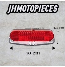 Feu arrière de vélo, pour vélo électrique, feu arrière LED 12V - 60V