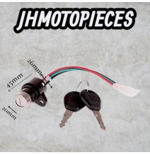 Contacteur a clé Neiman Vélos électrique quad dirt bike 3 fils cosse