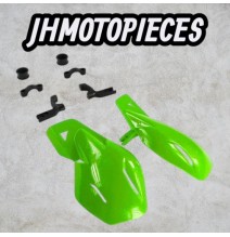 Protèges mains vert dirt bike, enduro, megaboite ,vélos électrique, cr