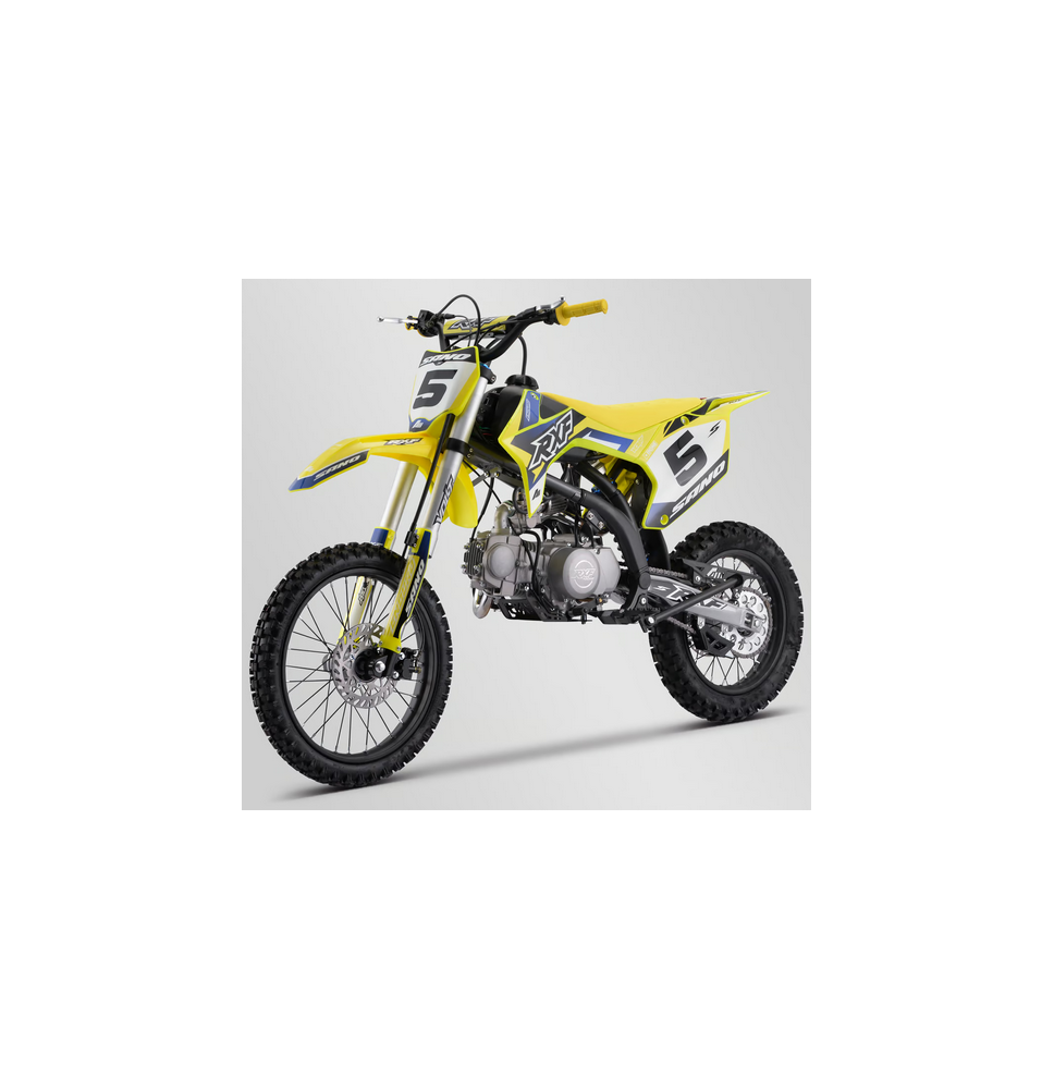 Dirt bike mini cross sano rxf enduro 125cc 2024 Jaune