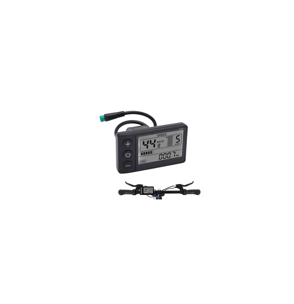 ECRANT LCD s866 Vélos élèctrique bk 29 etc 24 ,36,48 volts règlable