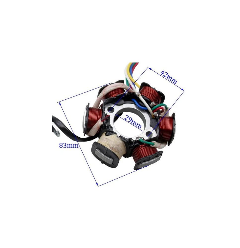 Platine D'Allumage Stator Dirt Bike 110cc 125cc LIFAN 6 Fils