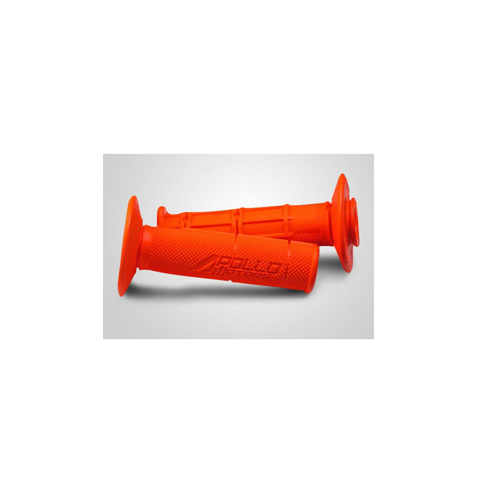 Poignees cross Orange pour appolo rfz Moto-Cross Dirt bike scooter end